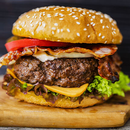 Burger aus der amerikanischen Küche